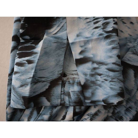 Marciano x Guess Women Sz 6 Blue Satin Hi-Rise Fantasy Flight Studio Pants - Picture 8 of 12